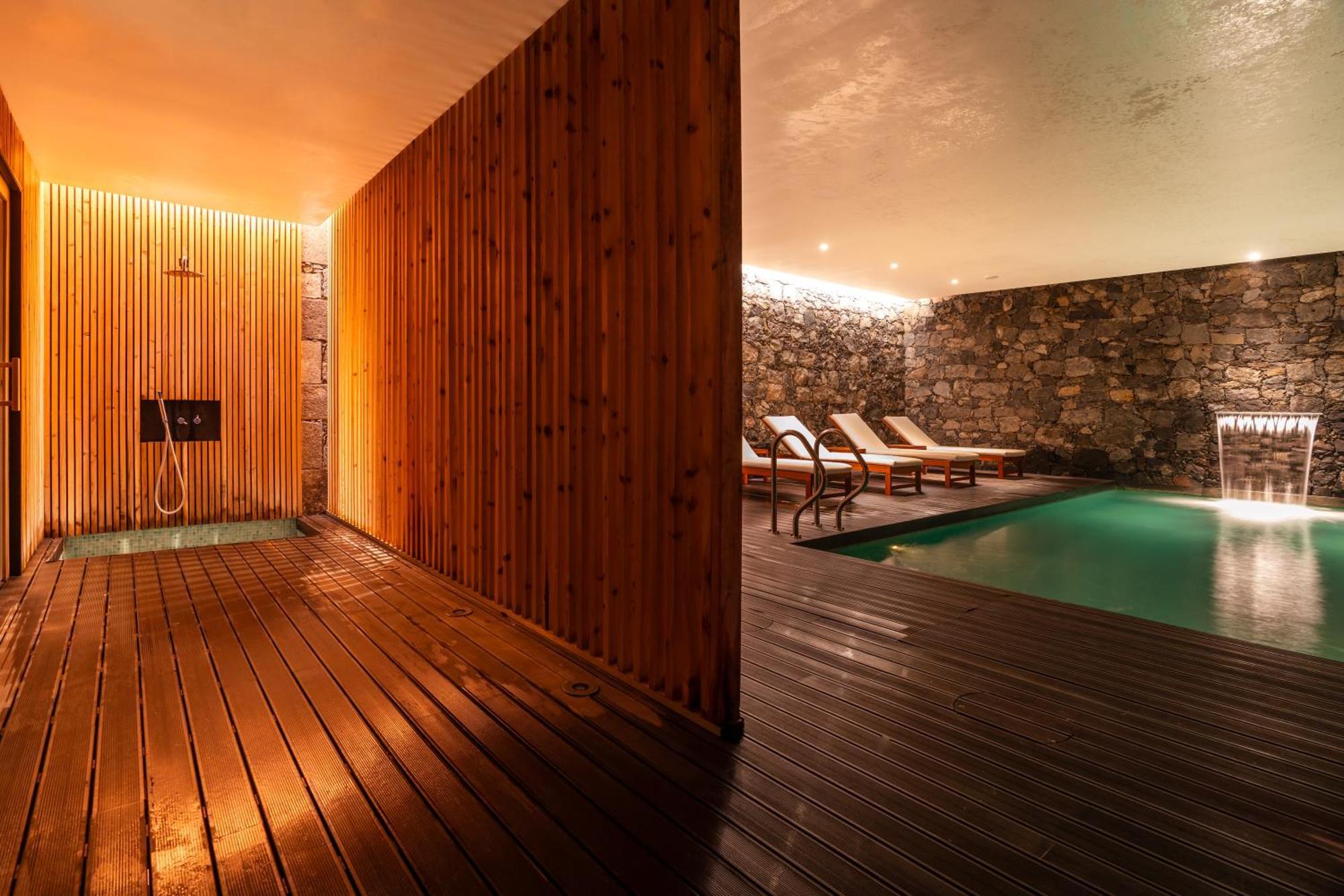 Sensi Azores Nature And Spa Ginetes Exterior foto The spa at the Hotel