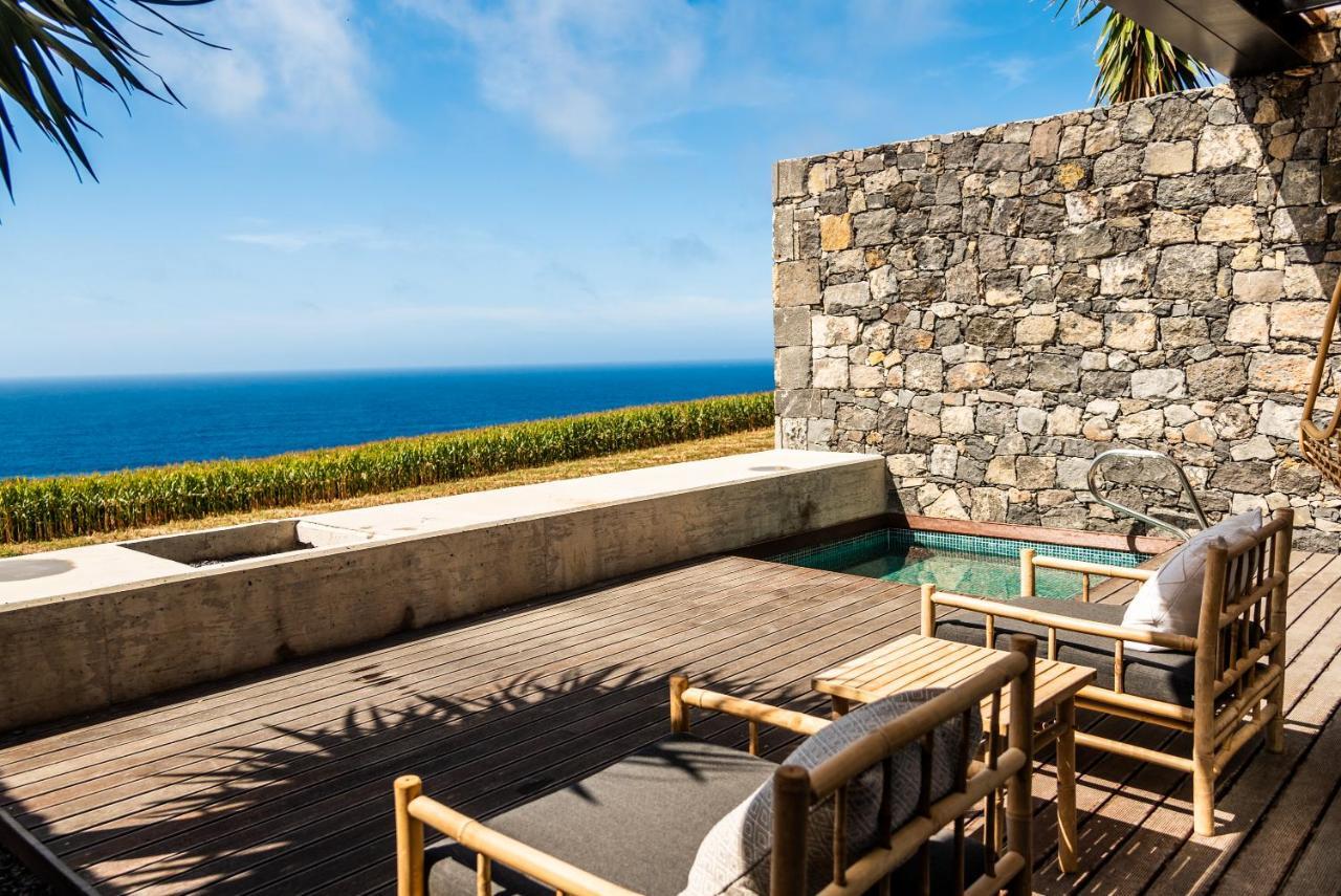 Sensi Azores Nature And Spa Ginetes Exterior foto The view from the hotel